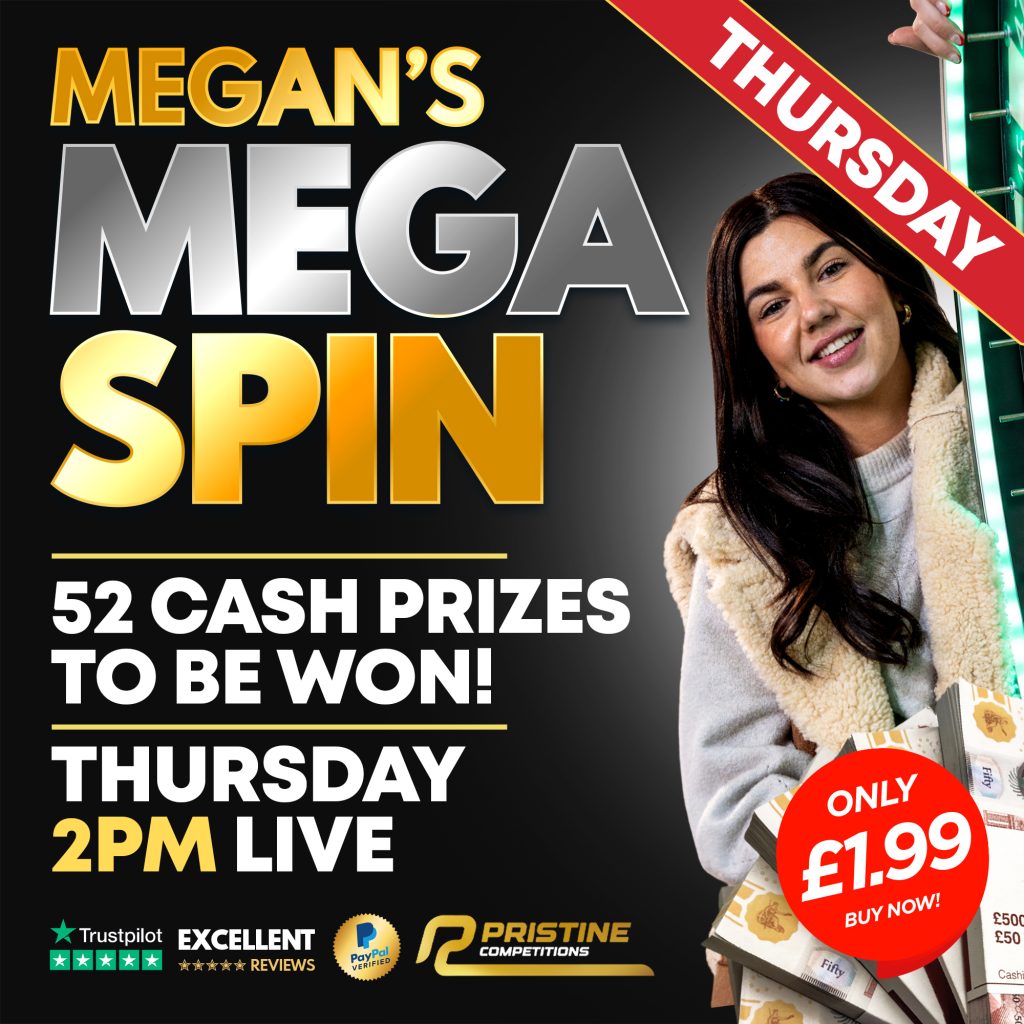 Won Thursdays Megan’s Mega Spin