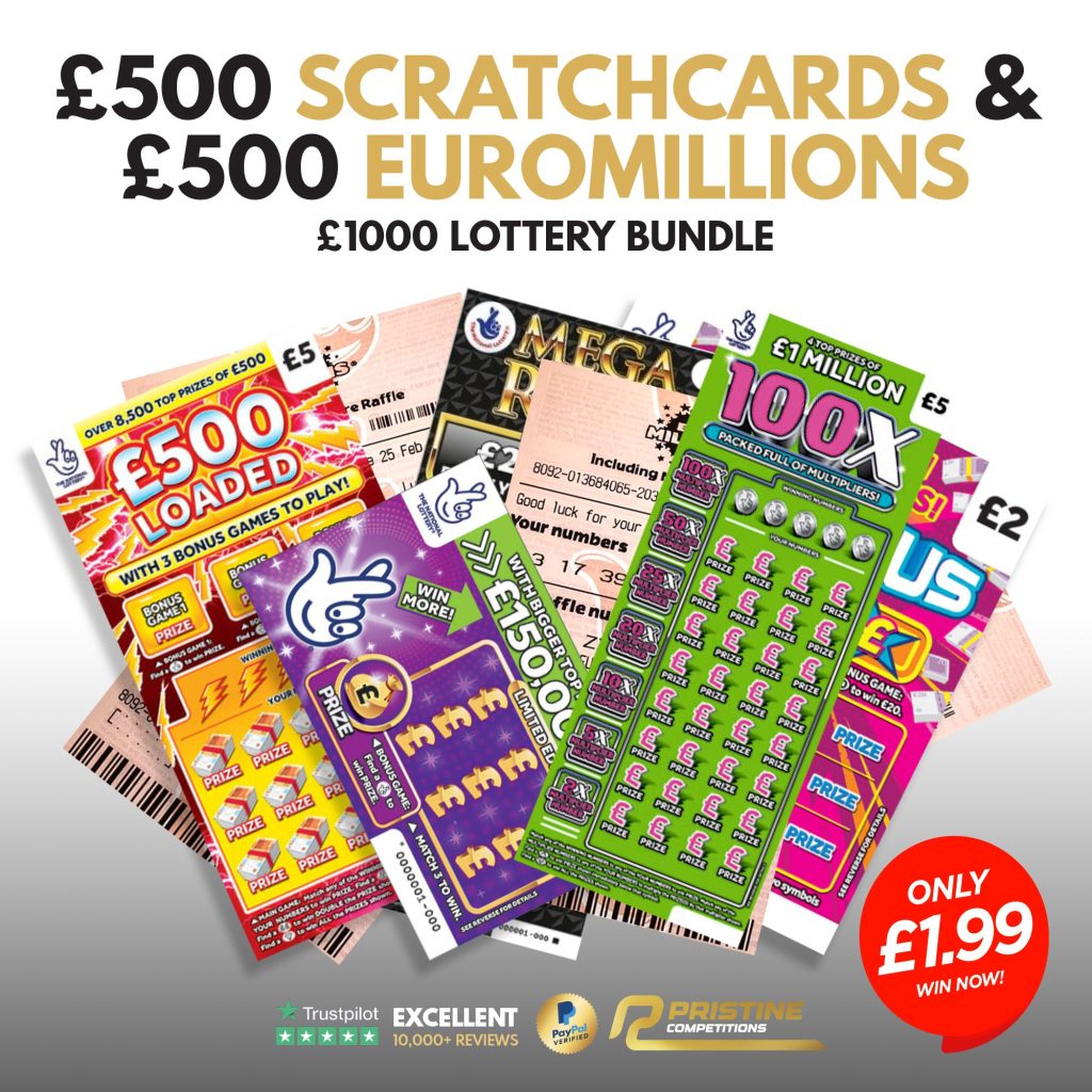 Won £500 Scratch Cards & £500 EuroMillions Bundle #92